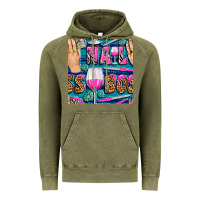 Vintage Olive nail boss money hand and wine with gemstone leopard and zebra seamless Vintage Hoodie - BundleAndBundleShop