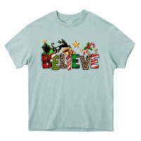 Arona christmas believe Heavy Core Tee - texasbilliewilder