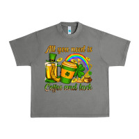 Tornado St. Patrick's All you need is coffee and luck Urban Heavy Tee - OliviaCreatesArt