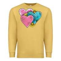 Antique Gold hearts Premium Sweatshirt - AdoDesignShop