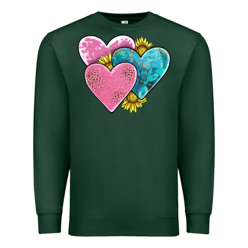 Hearts Premium Sweatshirt by AdoDesignShop | Teevron