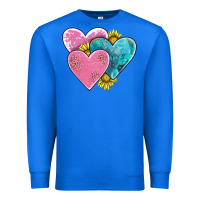 True Royal hearts Premium Sweatshirt - AdoDesignShop
