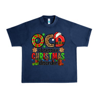Navy ocd obsessive christmas disorder Urban Heavy Tee - Jasminsmagicworld