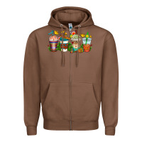 Chestnut cinco de mayo coffee cups Zipper Hoodie - AdoDesignShop
