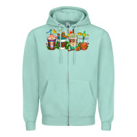 Seafoam cinco de mayo coffee cups Zipper Hoodie - AdoDesignShop