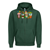 Sports Green cinco de mayo coffee cups Zipper Hoodie - AdoDesignShop
