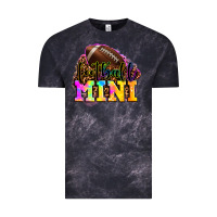 Cloud Black football mini Vintage Tee - OliviaCreatesArt