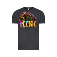 Vintage Black football mini Vintage Tee - OliviaCreatesArt