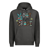 Charcoal Heather out fifth grade Premium Hoodie - CowhideDigitalArt