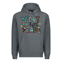 Rock out fifth grade Premium Hoodie - CowhideDigitalArt