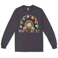 Smoke Happy Easter Rainbow Long Sleeve Tee - BundleAndBundleShop