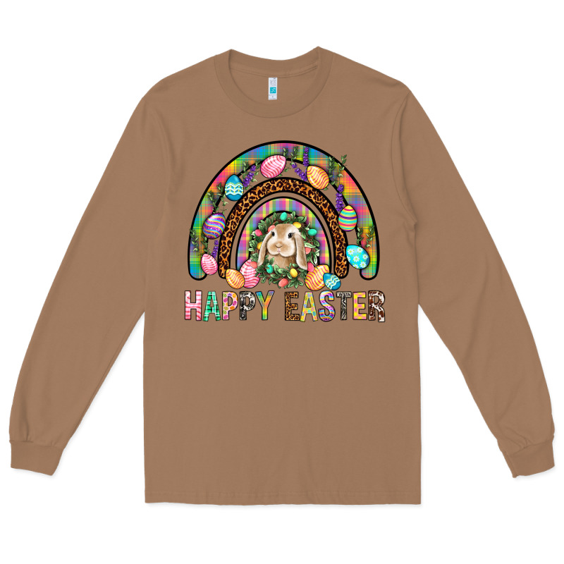 Happy Easter Rainbow Long Sleeve Tee by BundleAndBundleShop | Teevron