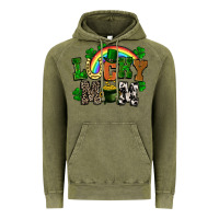 Vintage Olive lucky mom St. Patricks Day Vintage Hoodie - FaDigitalArtStudio