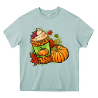 Fall Pumpkin Coffee Heavy Core Tee | Teevron