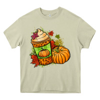 Mossy Fall pumpkin coffee Heavy Core Tee - NancyCooperArtShop