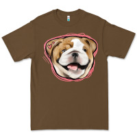 Cacao bulldog pink glitter Premium Tee - Jasminsmagicworld