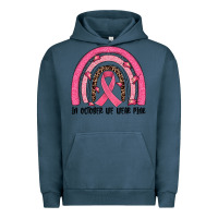 Pigment Midnight Navy in october we wear pink rainbow Urban Hoodie - JahusDesignShop