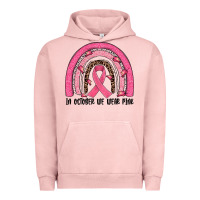 Pigment Salmon in october we wear pink rainbow Urban Hoodie - JahusDesignShop
