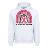 White in october we wear pink rainbow Urban Hoodie - JahusDesignShop