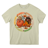 Mossy Bonfires flannels smores campfires pumpkin Heavy Core Tee - NancyCooperArtShop