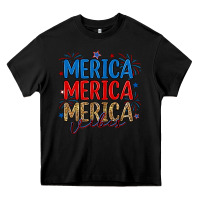 Black merica merica merica vibes Heavy Core Tee - RanaPortraitStore
