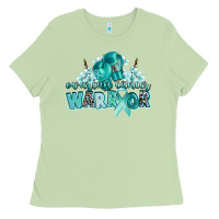 Matcha ovarian cancer warrior Ladies Tee - CowGirlArtShop