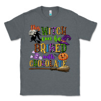 Charcoal Heather this witch can be bribed with chocolate Classic Tee - CowGirlArtShop