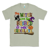 Matcha this witch can be bribed with chocolate Classic Tee - CowGirlArtShop