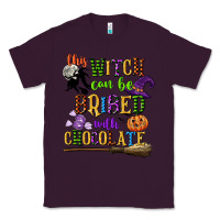 Plum this witch can be bribed with chocolate Classic Tee - CowGirlArtShop