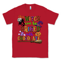 Red this witch can be bribed with chocolate Classic Tee - CowGirlArtShop