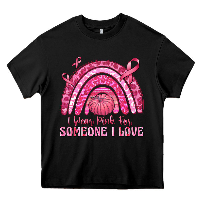 I Wear Pink For Someone I Love Heavy Core Tee by texasbilliewilder | Teevron