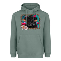 Sage v.d belted galloway cow Heavyweight Hoodie - AdoDesignShop
