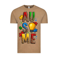 Vintage Coffee ausome autism Vintage Tee - OliviaCreatesArt