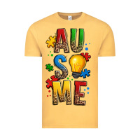 Vintage Mustard ausome autism Vintage Tee - OliviaCreatesArt