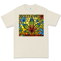 Bone stained glass weed Premium Tee - TumblerDesignByShophia