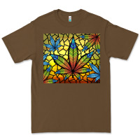 Cacao stained glass weed Premium Tee - TumblerDesignByShophia