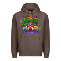 Coffee love gnome no bounds Premium Hoodie - CowhideDigitalArt