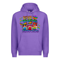 Purple love gnome no bounds Premium Hoodie - CowhideDigitalArt