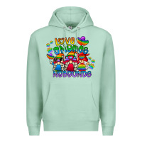 Seafoam love gnome no bounds Premium Hoodie - CowhideDigitalArt