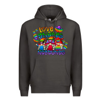 Smoke love gnome no bounds Premium Hoodie - CowhideDigitalArt