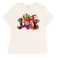 Bone christmas joy  gnome Ladies Tee - CowGirlArtShop