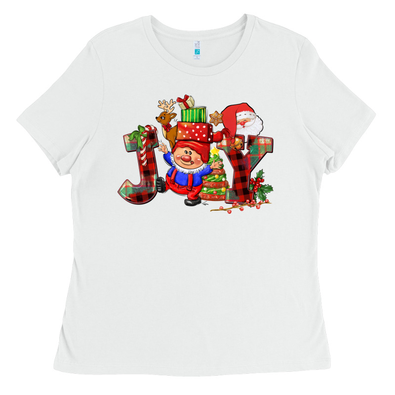 Christmas Joy  Gnome Ladies Tee by CowGirlArtShop | Teevron