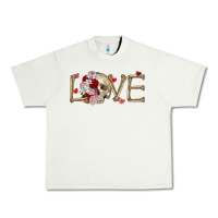 Pistachio Skull love Valentine's Day Urban Heavy Tee - FaDigitalArtStudio