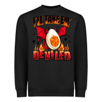 Black i will take em deviled Heavyweight Sweatshirt - AdoDesignShop