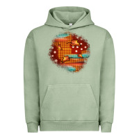 Pigment Oil Green fall patch Urban Hoodie - JahusDesignShop