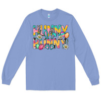 Colony Blue Hunny Bunny Easter Long Sleeve Tee - BundleAndBundleShop