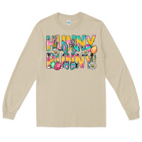 Mushroom Hunny Bunny Easter Long Sleeve Tee - BundleAndBundleShop