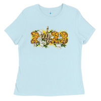 Baby Blue 2023 skeleton middle finger new year Ladies Tee - CowGirlArtShop