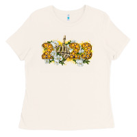 Bone 2023 skeleton middle finger new year Ladies Tee - CowGirlArtShop