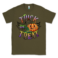 Army Green trick or treat Classic Tee - CowGirlArtShop